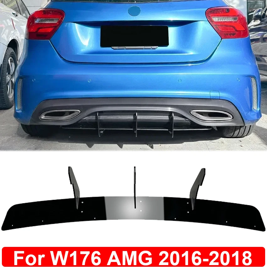 Диффузор для заднего бампера пластины спойлера для Mercedes Benz A Class W176 2016 2017 2018, защитная крышка, защита, комплект кузова, автомобильные аксессуары
Диффузор для заднего бампера пластины спойлера для Mercedes Benz A Class W176 2016 2017 2018, защитная крышка, защита, комплект кузова, автомобильные аксессуары