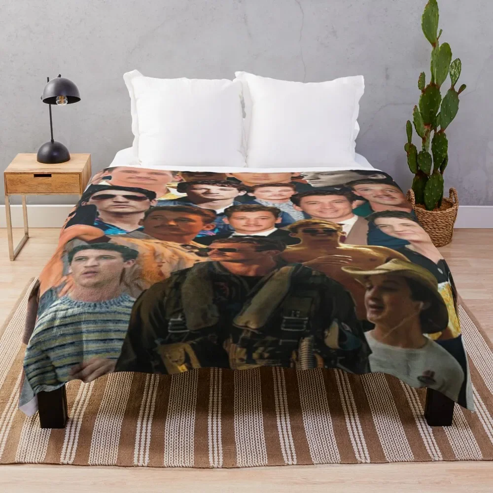 Miles Teller Photo Collage Throw Blanket valentine gift ideas Multi-Purpose Plush Blankets
Miles Teller Photo Collage Throw Blanket valentine gift ideas Multi-Purpose Plush Blankets