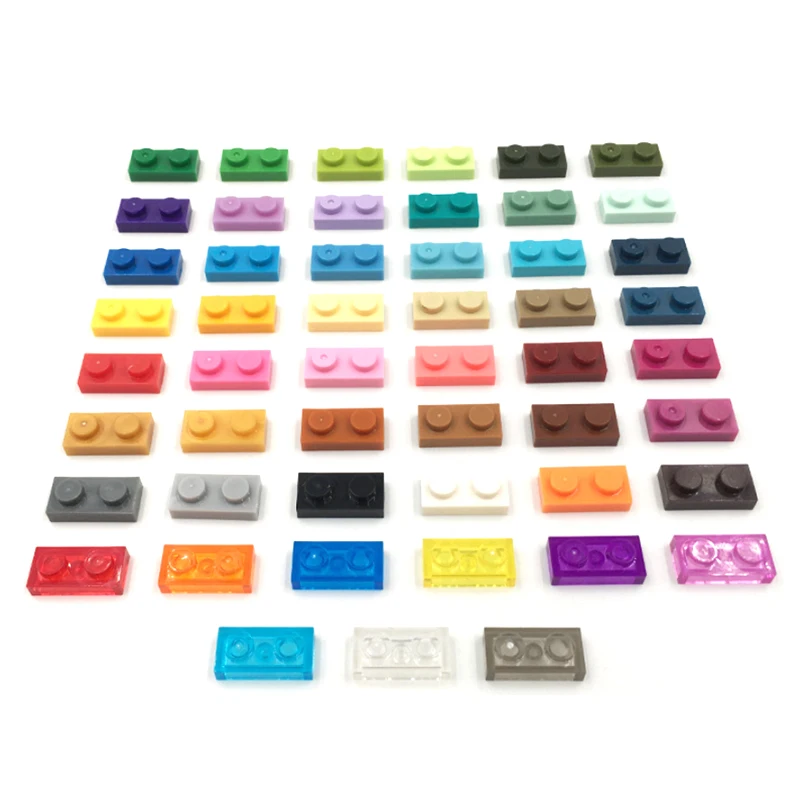 150PCS Assembles Particles Plate 1x2 Building Blocks Bricks Transparent Color Part DIY Educational Toy Gift Compatible with 3023
150PCS Assembles Particles Plate 1x2 Building Blocks Bricks Transparent Color Part DIY Educational Toy Gift Compatible with 3023
