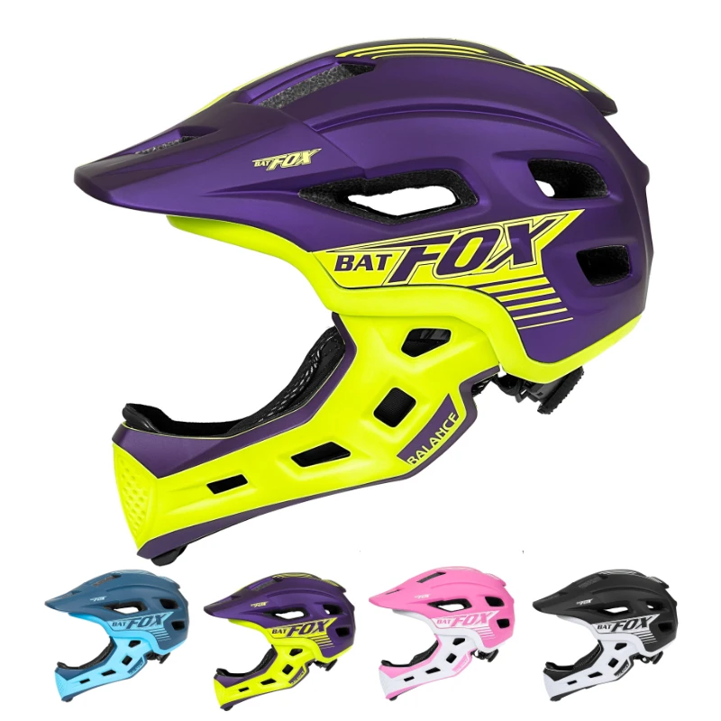 BATFOX children's balance bike helmet bicycle safety head riding helmet mountain downhill bicycle helmet boys and girls
BATFOX children's balance bike helmet bicycle safety head riding helmet mountain downhill bicycle helmet boys and girls