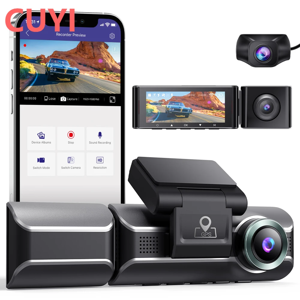 2023 HD 3 Lens Adas Wifi Gps Front Inside Rear Camera 4K 1080P Dash Cam Car Black Box Rear 3840*2160P DVR Video Camera car dash
2023 HD 3 Lens Adas Wifi Gps Front Inside Rear Camera 4K 1080P Dash Cam Car Black Box Rear 3840*2160P DVR Video Camera car dash