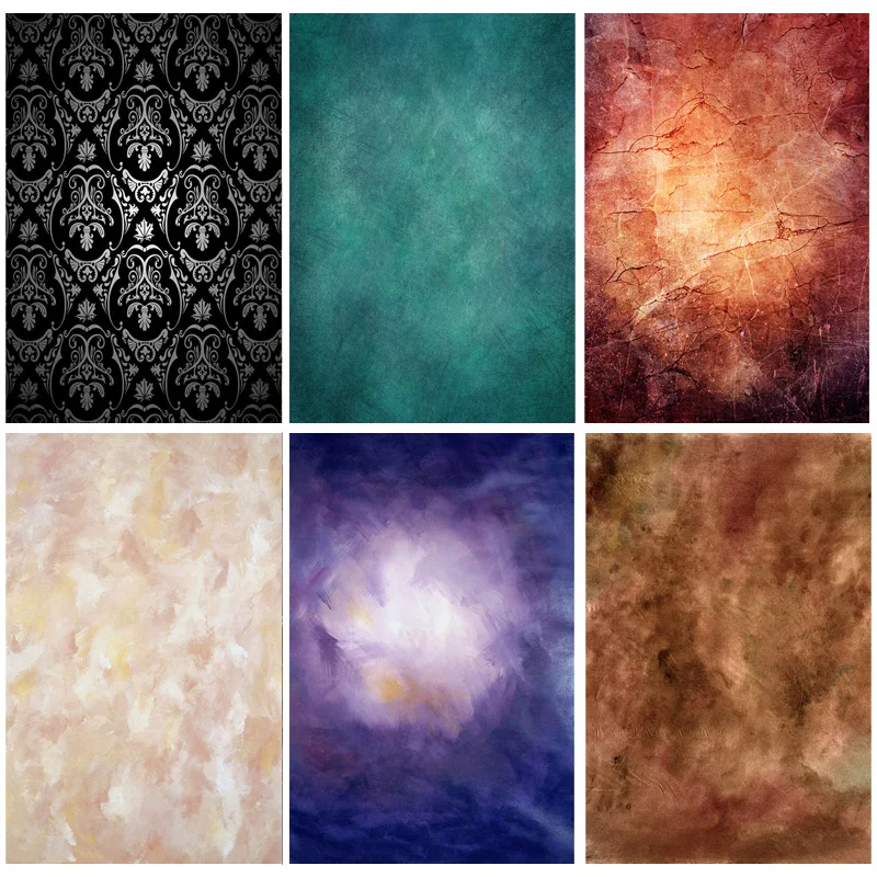 

Vinyl Vintage Hand Painted Photography Backdrops Props Texture Grunge Portrait Studio Background DX-66