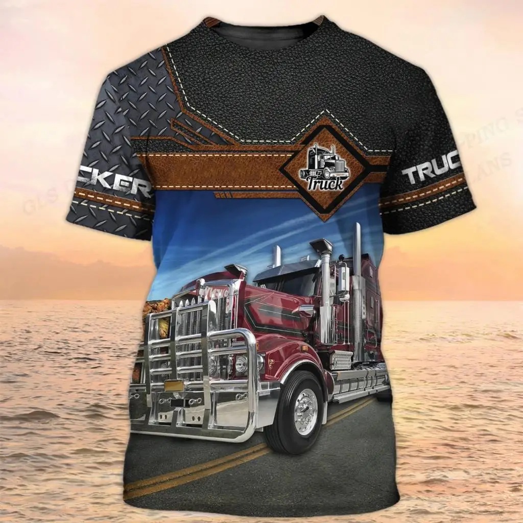 Men's Trucker T shirt Truck 3d Print T-shirt Men Women Fashion T-shirts Kids Hip Hop Tees Tops Boy Tshirt Short Sleeve Camisetas
Men's Trucker T shirt Truck 3d Print T-shirt Men Women Fashion T-shirts Kids Hip Hop Tees Tops Boy Tshirt Short Sleeve Camisetas