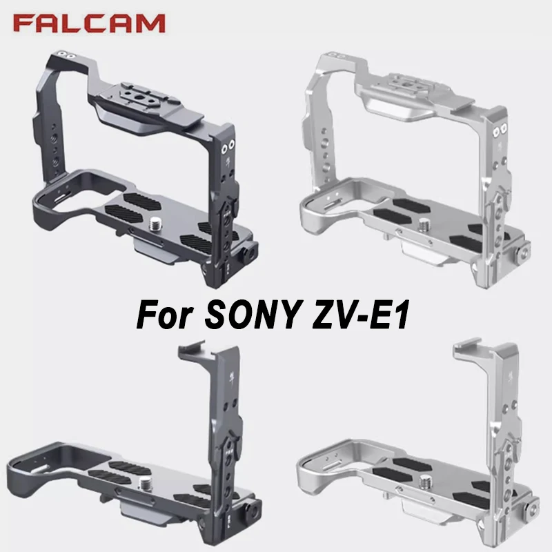 Клетка для фотоаппарата Falcam F22 F38 F50, L-образная пластина для Sony ZV-E1, быстросъемная система, Холодный башмак, винт 1/4 для DSLR-камеры 
Клетка для фотоаппарата Falcam F22 F38 F50, L-образная пластина для Sony ZV-E1, быстросъемная система, Холодный башмак, винт 1/4 для DSLR-камеры