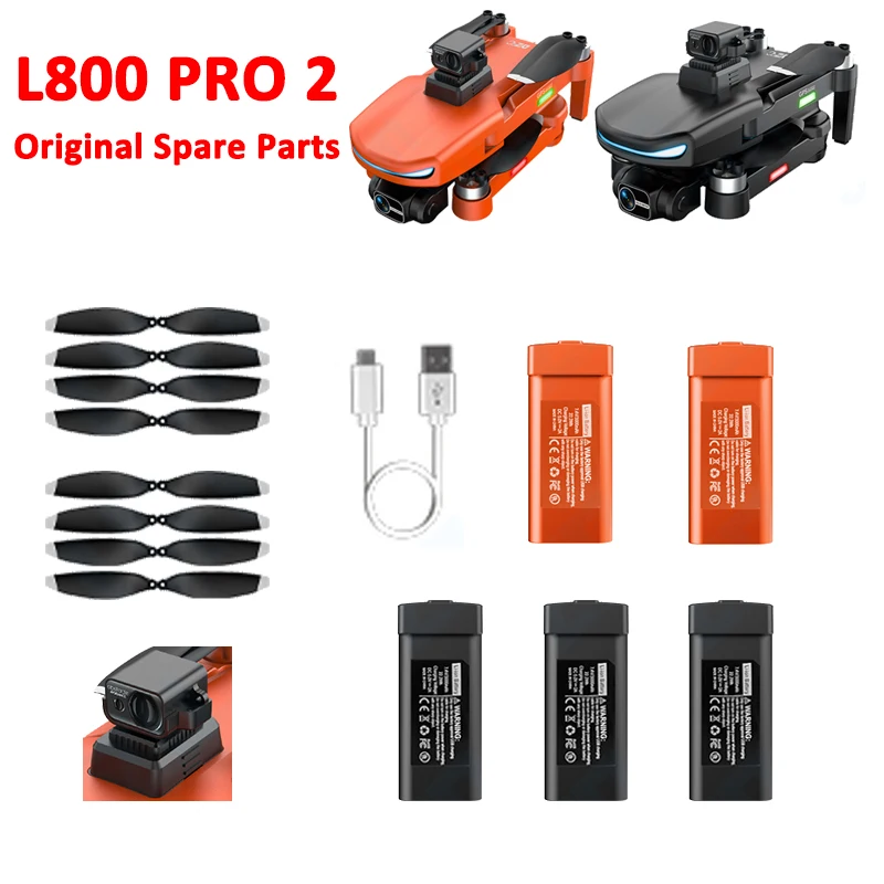 L800 Pro 2 Drone Original Spare Part Propeller Maple Leaf Wing Blade Lipo Battery USB Charger Cable Obstacle Avoidance Accessory
L800 Pro 2 Drone Original Spare Part Propeller Maple Leaf Wing Blade Lipo Battery USB Charger Cable Obstacle Avoidance Accessory