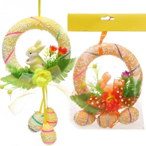 

Easter basket Cute Rabbit Hanging Ornament for Easter Decoration Happy Easter Egg Baskets party Decor Bunny 31DA for home deco