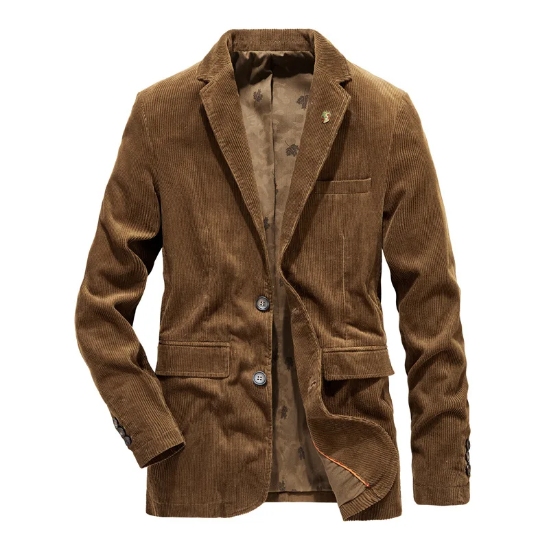 Mens Corduroy Blazers 2023 Spring Men Blazer Smart Casual Jacket Solid Camel Black Cotton Business Suit Jackets Male Officer 4XL
Mens Corduroy Blazers 2023 Spring Men Blazer Smart Casual Jacket Solid Camel Black Cotton Business Suit Jackets Male Officer 4XL