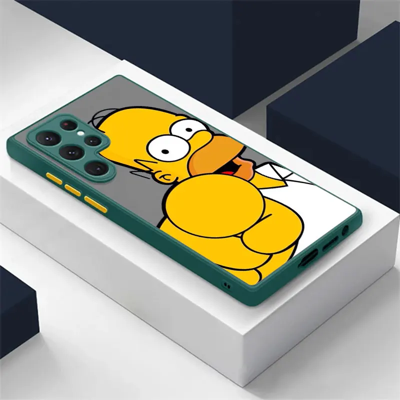 Cartoon The-Simpsons-Family Phone Case For Samsung Galaxy S24 Cases S23 Ultra S22 S21 S20 FE S10 Plus Samsung S24 Note 20 Cover Cartoon The-Simpsons-Family Phone Case For Samsung Galaxy S24 Cases S23 Ultra S22 S21 S20 FE S10 Plus Samsung S24 Note 20 Cover