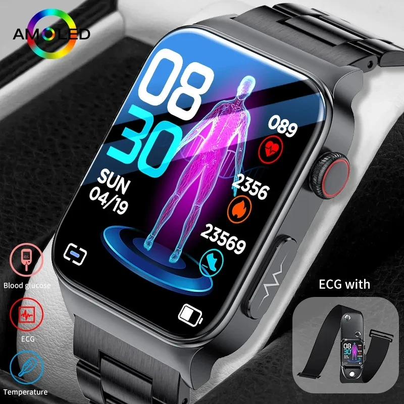 2023 New Measure Blood Glucose Smart Watch Men ECG+PPG Blood Oxygen Pressure Health Watches IP68 Waterproof Women For Xiaomi ios
2023 New Measure Blood Glucose Smart Watch Men ECG+PPG Blood Oxygen Pressure Health Watches IP68 Waterproof Women For Xiaomi ios
