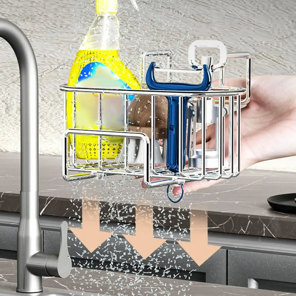 Sink Space Organizer Kitchen Sponge Holder Compact Hanging Sink Sponge Holder for Double Bowl Sinks Movable for Kitchen
Sink Space Organizer Kitchen Sponge Holder Compact Hanging Sink Sponge Holder for Double Bowl Sinks Movable for Kitchen