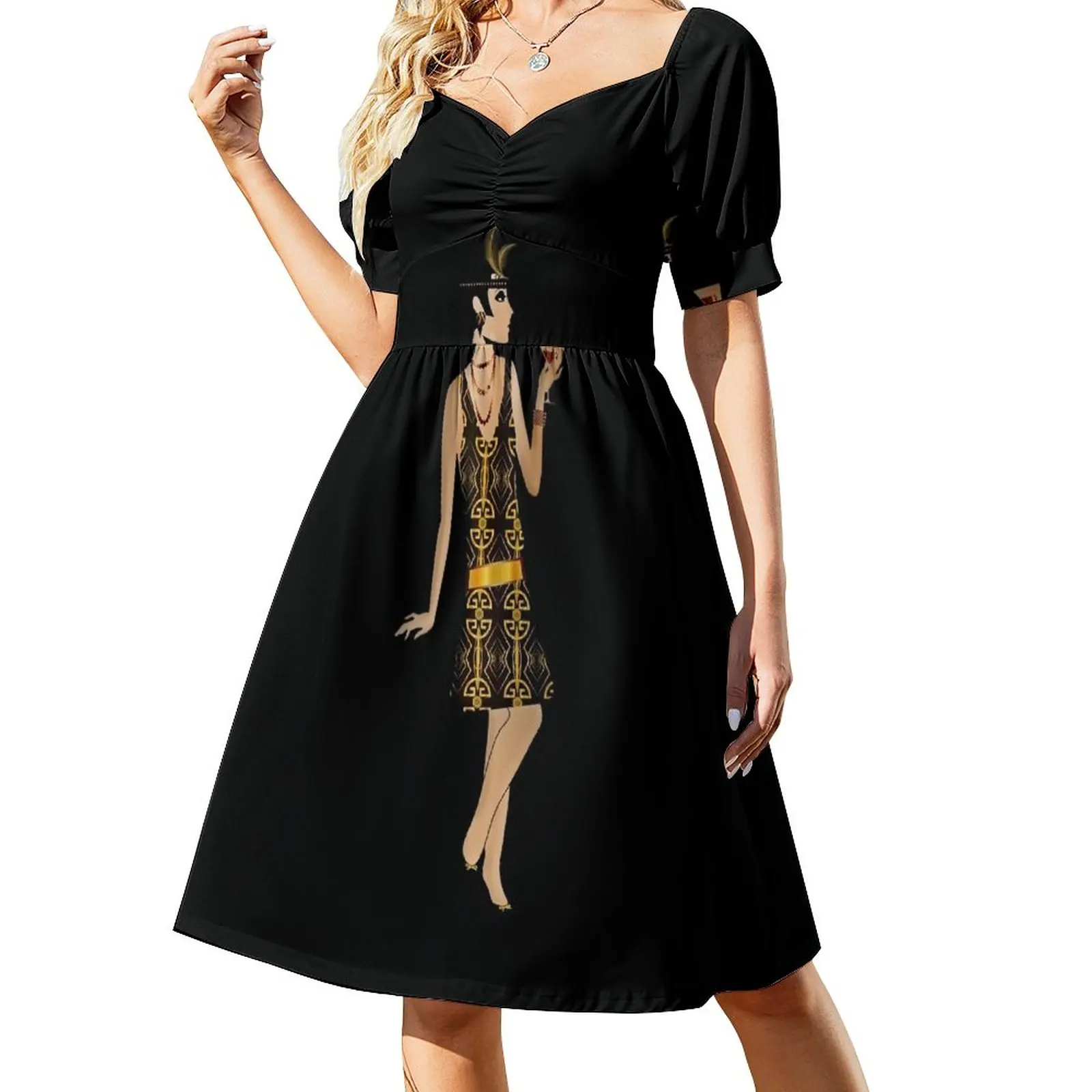 Great Gatsby Flapper - 1920s Sleeveless Dress elegant women's dresses sale dress women elegant luxury
Great Gatsby Flapper - 1920s Sleeveless Dress elegant women's dresses sale dress women elegant luxury