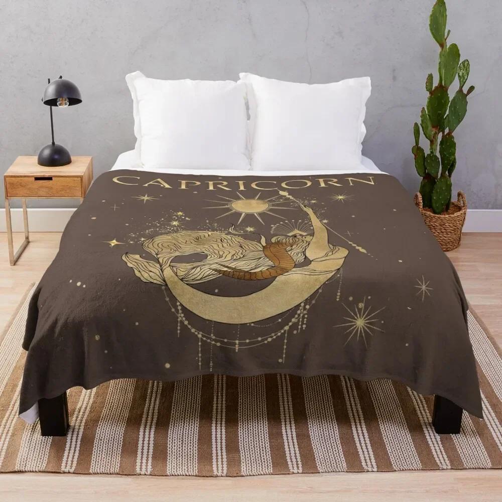 

Capricorn zodiac woman Throw Blanket Nap For Decorative Sofa Soft Beds Fashion Sofas Blankets