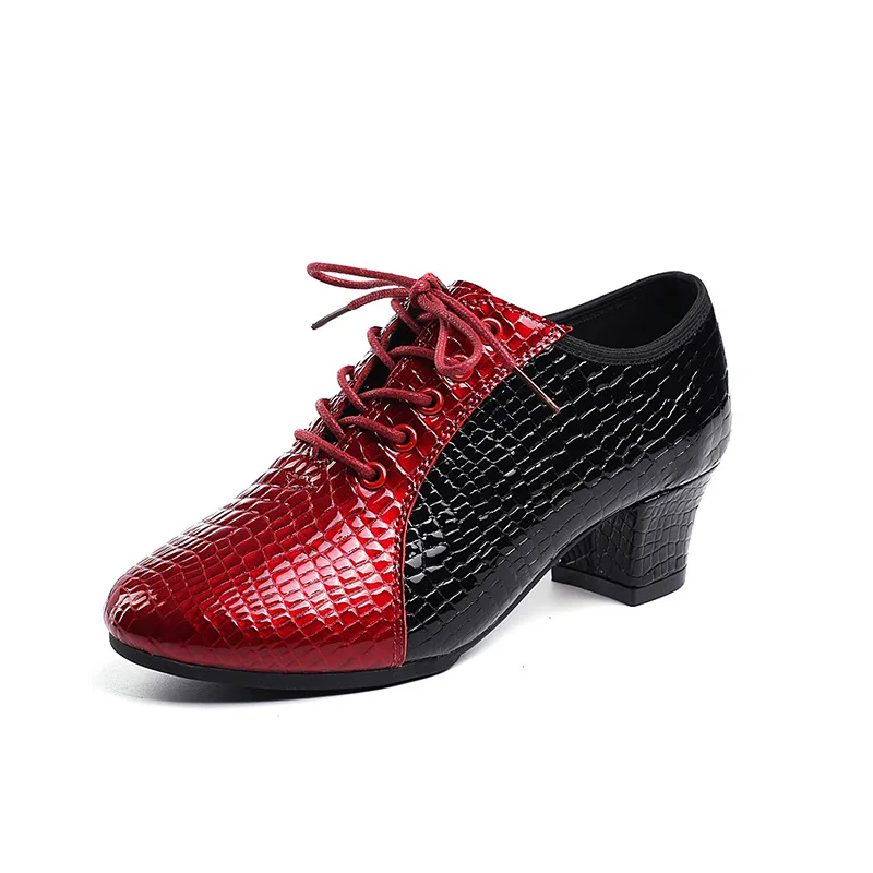 XIHAHA Women Latin Dance Shoes Female Head Layer Cowhide Stone Pattern Soft Rubber Sole Bottom Ballad Ballroom Jazz Shoes Woman
XIHAHA Women Latin Dance Shoes Female Head Layer Cowhide Stone Pattern Soft Rubber Sole Bottom Ballad Ballroom Jazz Shoes Woman