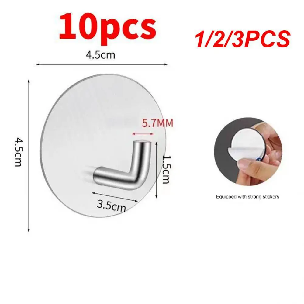 1/2/3PCS Wall Hooks Stainless Steel Silver Adhesive Heavy Duty Hook Door Hooks Household Adhesive Hooks
1/2/3PCS Wall Hooks Stainless Steel Silver Adhesive Heavy Duty Hook Door Hooks Household Adhesive Hooks