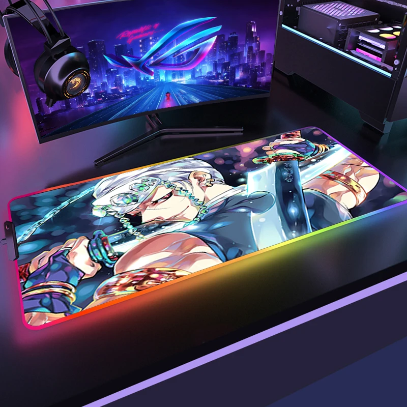 Anime Gaming Mousepad Demon Slayer RGB Mouse Pad 400x900 Mause Computer Gamer Keyboard Deskpad Backlit Mat LED Kimetsu No Yaiba
Anime Gaming Mousepad Demon Slayer RGB Mouse Pad 400x900 Mause Computer Gamer Keyboard Deskpad Backlit Mat LED Kimetsu No Yaiba