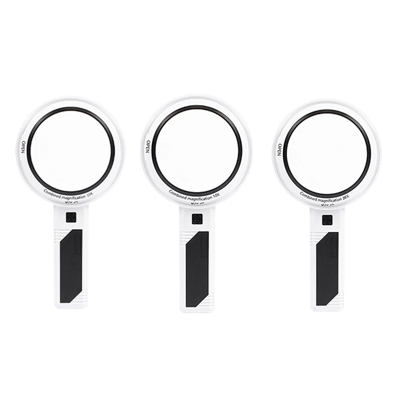 Handheld Magnifying Glass Loupe With LED Light Illuminated Magnifier Removable Optical Lens Magnifier
Handheld Magnifying Glass Loupe With LED Light Illuminated Magnifier Removable Optical Lens Magnifier