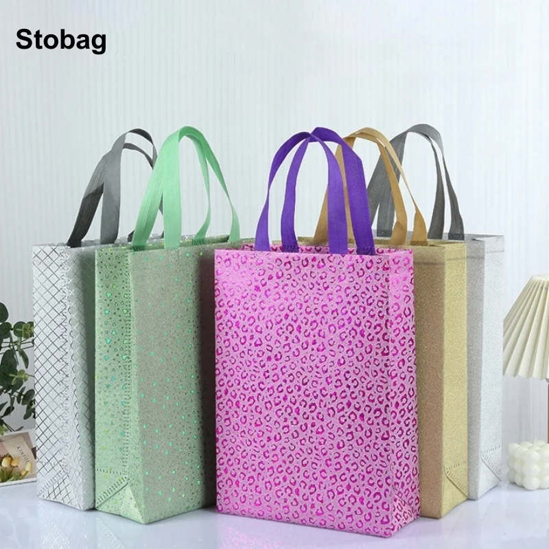 StoBag 10pcs Non-woven Tote Shopping Bags Fabric Portable Eco Gift Packaging Storage Reusable Pouches Custom Logo(Extra Fee)
StoBag 10pcs Non-woven Tote Shopping Bags Fabric Portable Eco Gift Packaging Storage Reusable Pouches Custom Logo(Extra Fee)