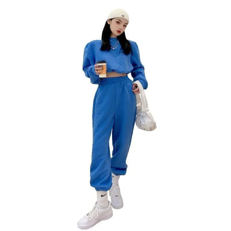 Autumn Winter Women Tracksuit Fashion Loose Drawstring Sweatshirts Long Pants Two Piece Sets Female Casual Sportswear Suit
Autumn Winter Women Tracksuit Fashion Loose Drawstring Sweatshirts Long Pants Two Piece Sets Female Casual Sportswear Suit