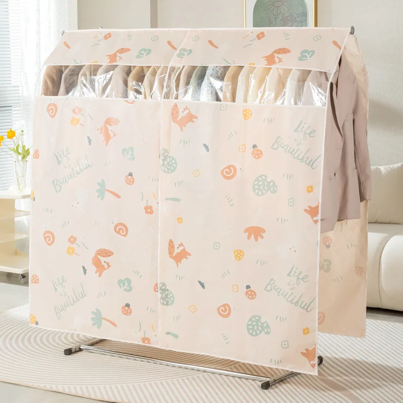 Cartoon Home Hanging-type Suit Coat Dust Storage Bag Simple Floor Hanger Dust Cover PEVA Clothes Dust-proof Organizer Covers
Cartoon Home Hanging-type Suit Coat Dust Storage Bag Simple Floor Hanger Dust Cover PEVA Clothes Dust-proof Organizer Covers