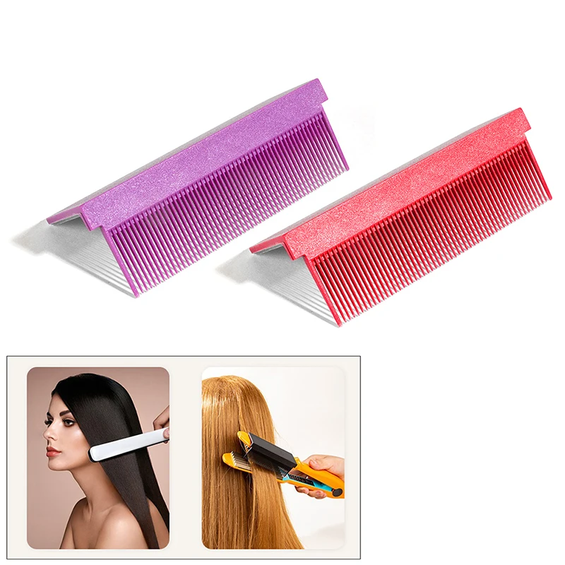 

V Type Washable Folding Hair Straightener Comb Hairdressing Brush Comb Hair Styling Clip Tool Barber Accessories Comb For Hair