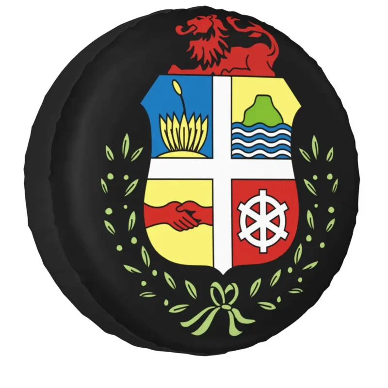 Coat Of Arms Of Aruba Spare Wheel Tire Cover Universal for Toyota Suzuki Jeep RV SUV Camper Vehicle Accessories 14" 15" 16" 17"
Coat Of Arms Of Aruba Spare Wheel Tire Cover Universal for Toyota Suzuki Jeep RV SUV Camper Vehicle Accessories 14" 15" 16" 17"