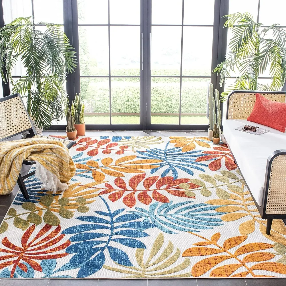 Cabana Collection Area Rug - 8' X 10' Botanical Design, Non-Shedding & Easy Care, Indoor/Outdoor & Washable-Ideal
Cabana Collection Area Rug - 8' X 10' Botanical Design, Non-Shedding & Easy Care, Indoor/Outdoor & Washable-Ideal