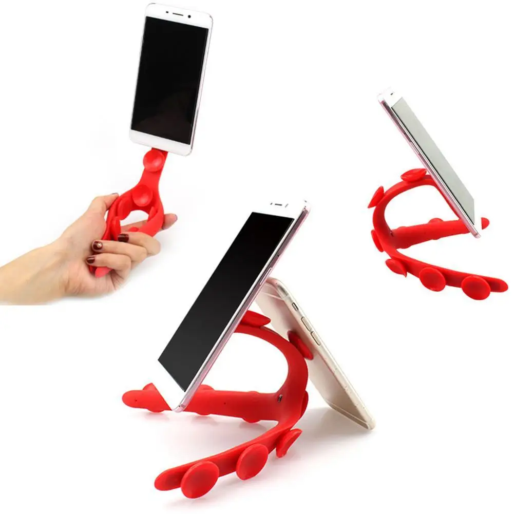 

Multi-Function Magic Suction Cup Creative Octopus Sucker Mobile Phone Holder Tripod Camera Stand Tablet Rack For Xiaomi IPhone