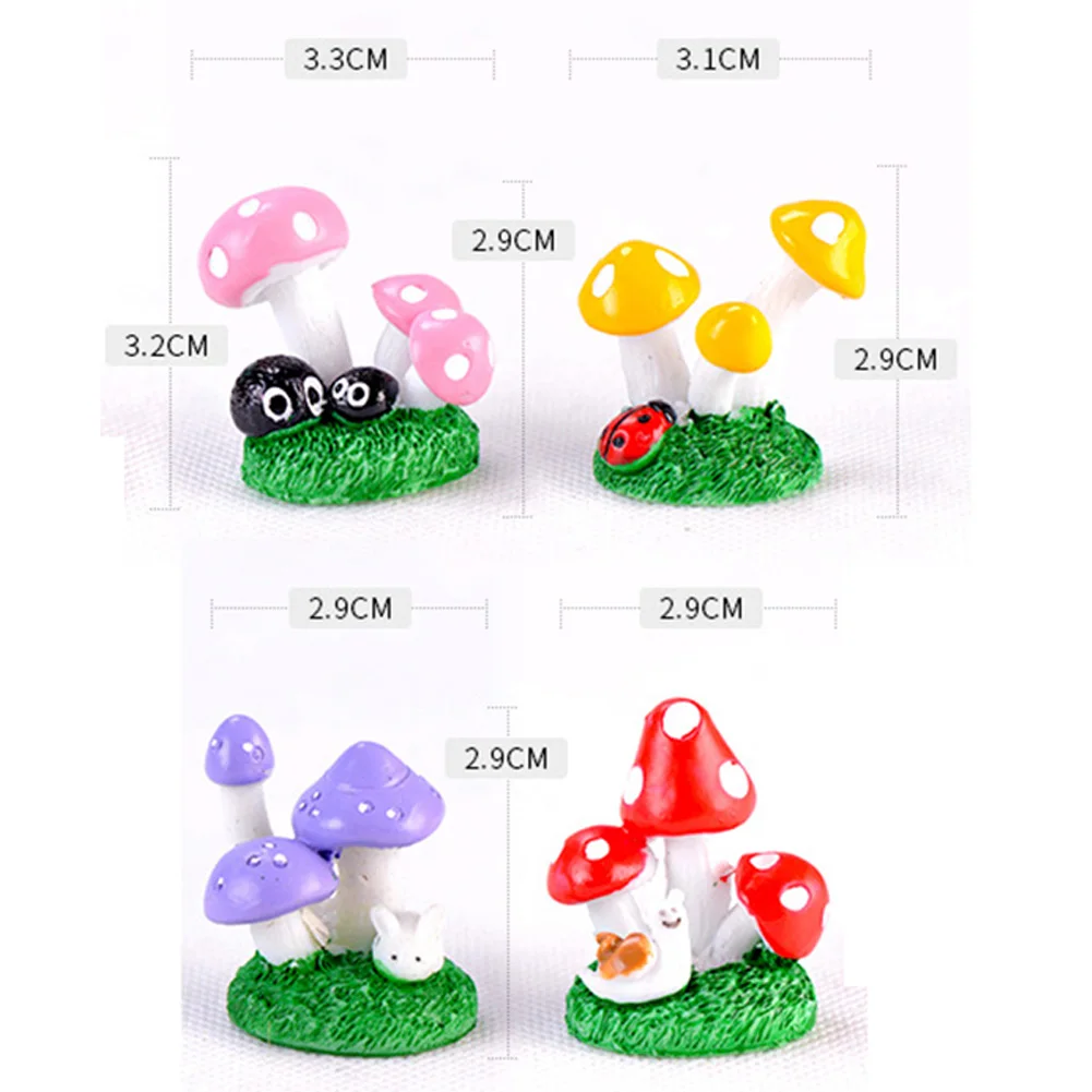 Miniature Animal Mushroom Ornament Resin Cartoon Mushroom Decoration DIY Moss Landscape Resin Ornaments Fairy-Garden Decoration
Miniature Animal Mushroom Ornament Resin Cartoon Mushroom Decoration DIY Moss Landscape Resin Ornaments Fairy-Garden Decoration