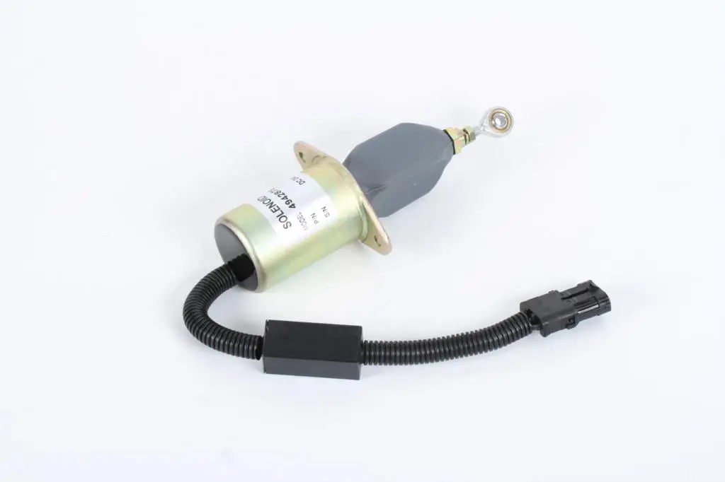 4942878 24V Stop Solenoid 4946639 12V Fuel Shutdown Solenoid Valve for Cummins 6CT Engine 
4942878 24V Stop Solenoid 4946639 12V Fuel Shutdown Solenoid Valve for Cummins 6CT Engine