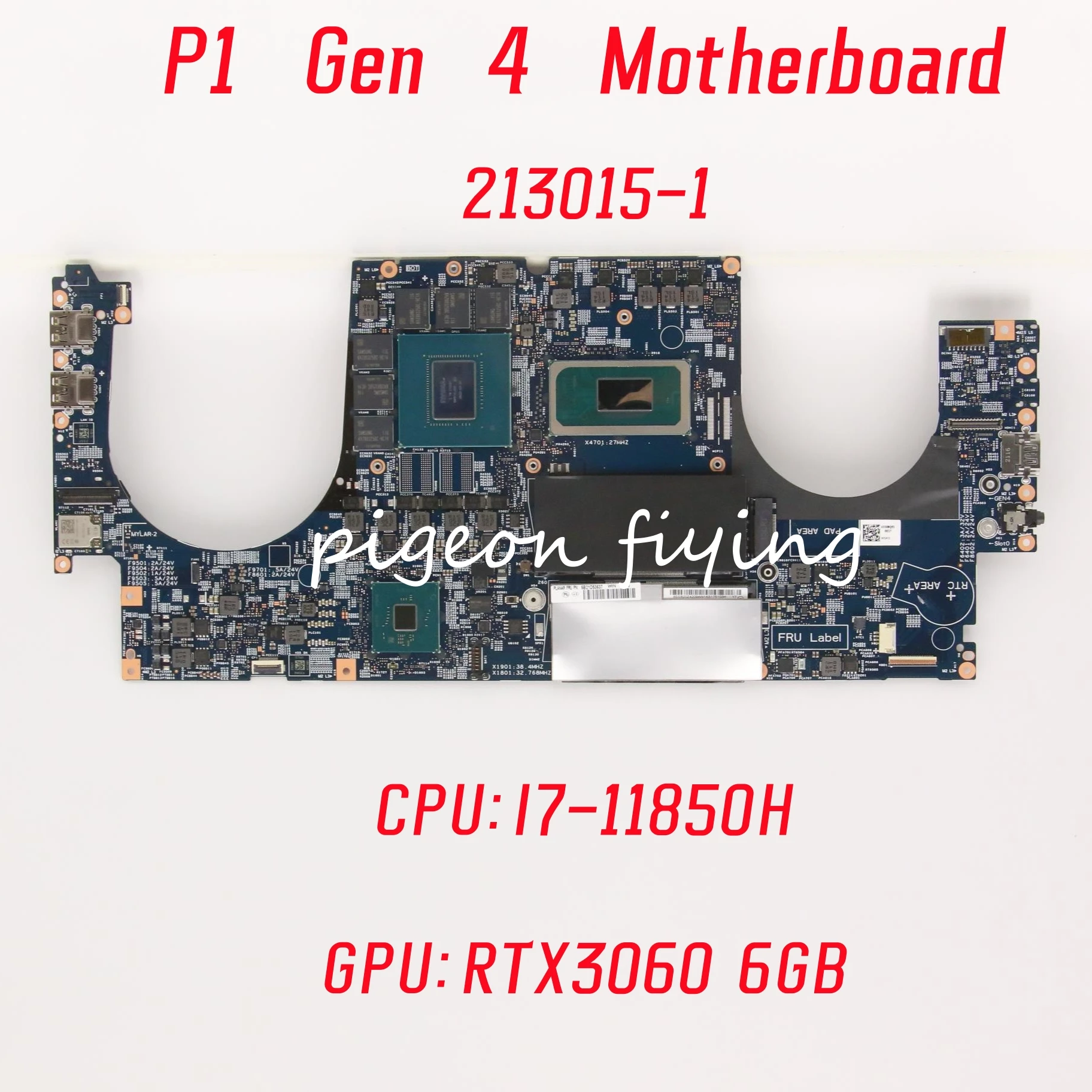 Материнская плата 213015-1 для ноутбука Lenovo ThinkPad P1 Gen 4, системная плата CPU: I7-11850H GPU: RTX3060 6 ГБ FRU: 5B21D53637 100%, тест ОК 
Материнская плата 213015-1 для ноутбука Lenovo ThinkPad P1 Gen 4, системная плата CPU: I7-11850H GPU: RTX3060 6 ГБ FRU: 5B21D53637 100%, тест ОК