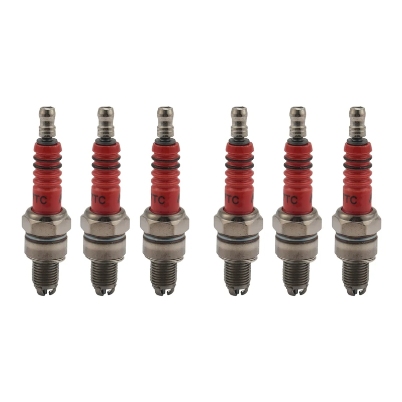 6Pcs A7TC, Triple Electrode For GY6 50 Cc 70Cc 90 Cc 110Cc 125 Cc 150Cc ATV Dirt Bikes Scooters
6Pcs A7TC, Triple Electrode For GY6 50 Cc 70Cc 90 Cc 110Cc 125 Cc 150Cc ATV Dirt Bikes Scooters