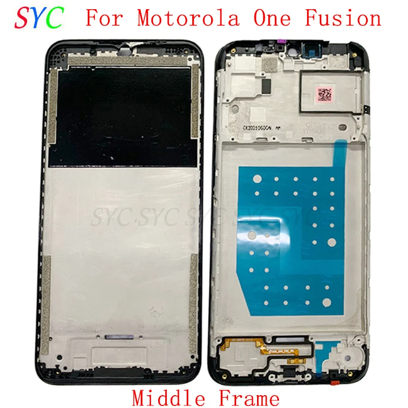 

Средняя рамка центральный корпус Корпуса для телефона Motorola Moto One Fusion металлический корпус ЖК-дисплея запасные части