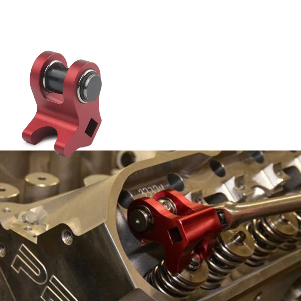 

Инструмент для установки пружины клапана, алюминиевый пружинный компрессор для LS1 LS2, красные Аксессуары для автомобилей