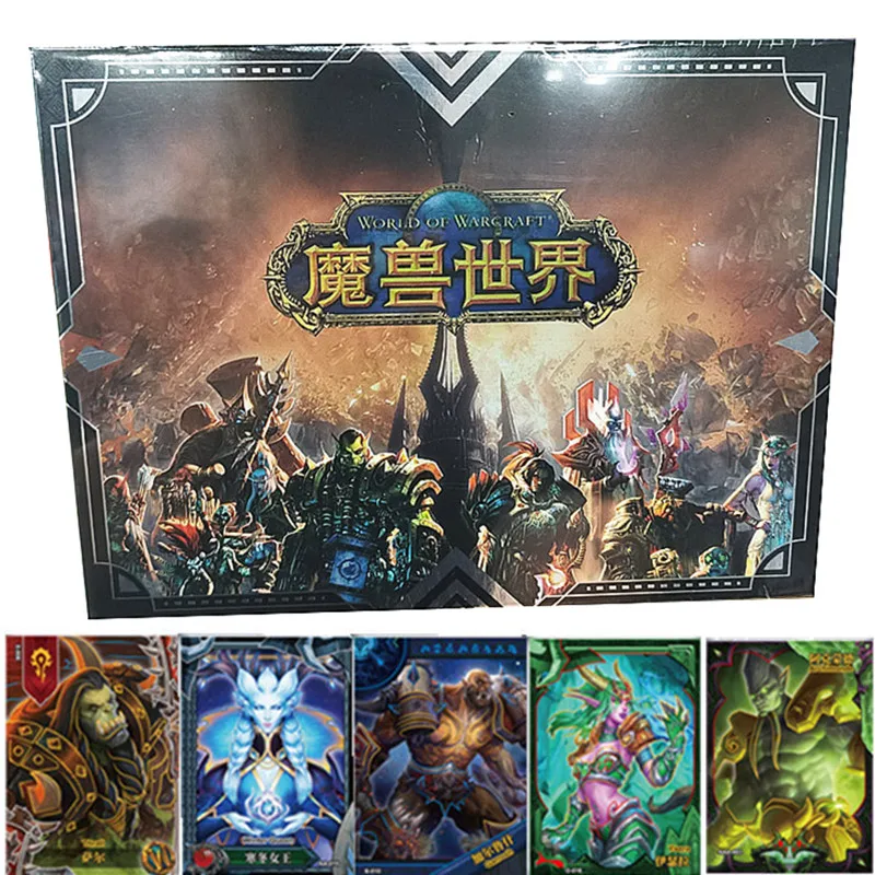 

WOW Collection Cards Fall of The Lich King Arthas Sylvanas Windrunner Sylvan Archery Queen World Of Warcraft Dota Menethil Gifts