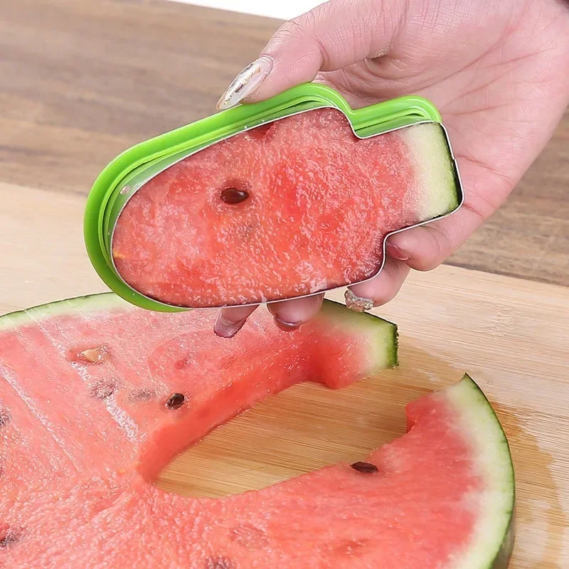 

Watermelon Cutter Stainless Steel Cute Tree Design Cutting Watermelon Kitchen Gadgets Salad Fruit Slicer Cutter Tools