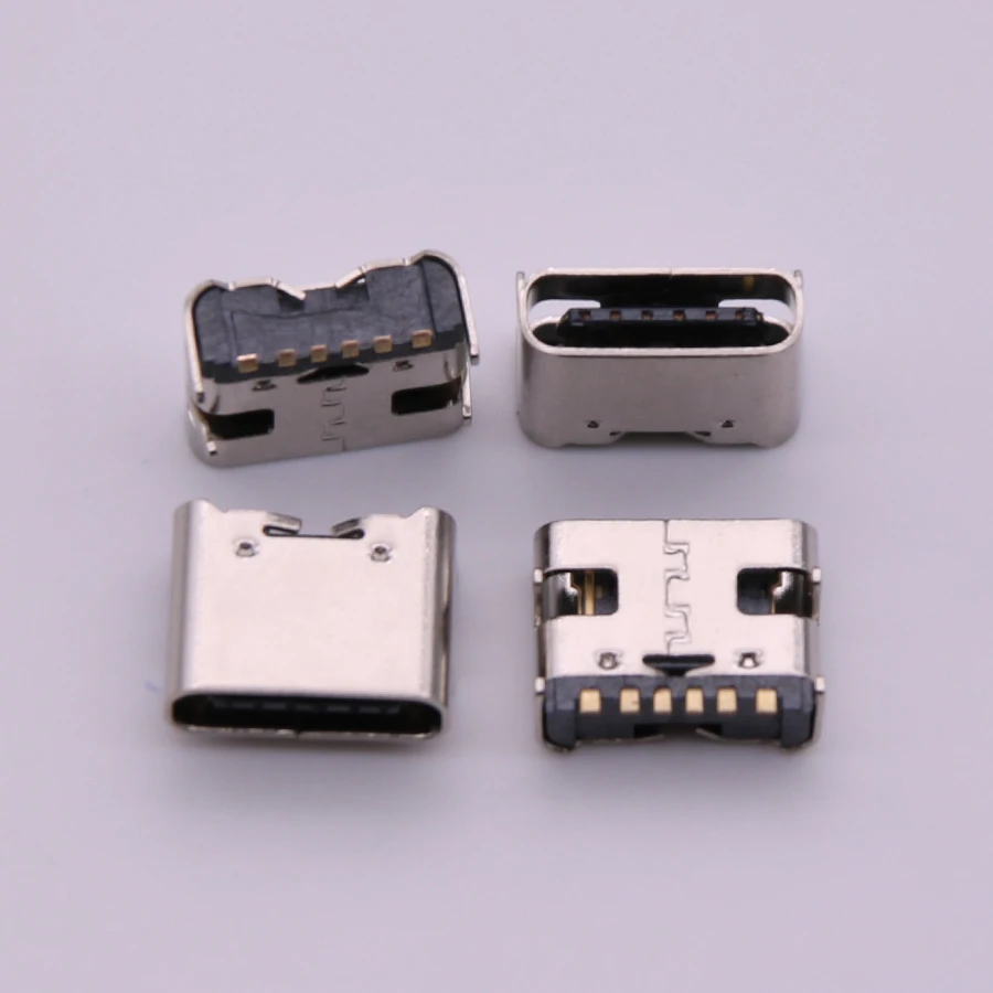 20pcs/lot Type C 6 Pin USB SMT Socket Connector USB 3.1 Type-C Female Placement SMD DIP For PCB design DIY high current charging
20pcs/lot Type C 6 Pin USB SMT Socket Connector USB 3.1 Type-C Female Placement SMD DIP For PCB design DIY high current charging