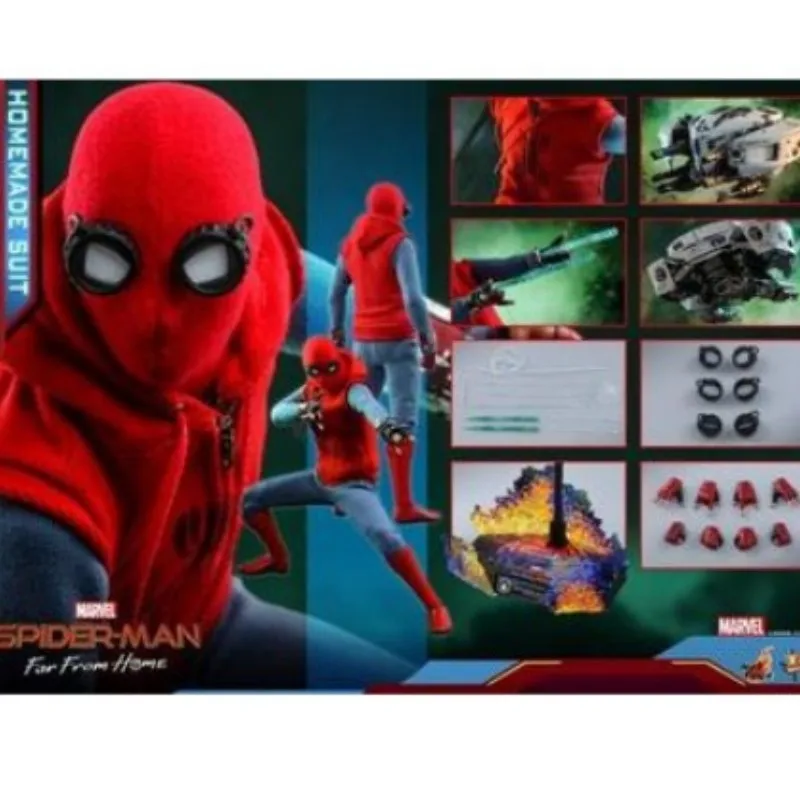 Anime Action Figures In Sstock Hottoys Ht Marvel Spider Man Homemade Suit Mms552 1:6 Toys Models Collection Doll Hobby
Anime Action Figures In Sstock Hottoys Ht Marvel Spider Man Homemade Suit Mms552 1:6 Toys Models Collection Doll Hobby