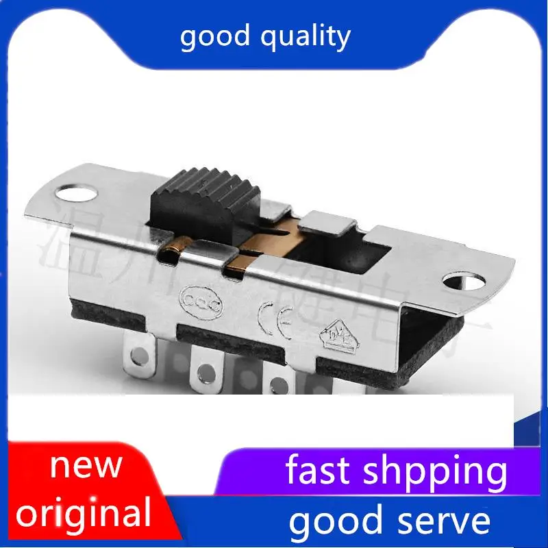

10pcs original new SS-23L03 three-speed toggle switch, double row, 8-pin, 3-speed household appliance, sliding high current