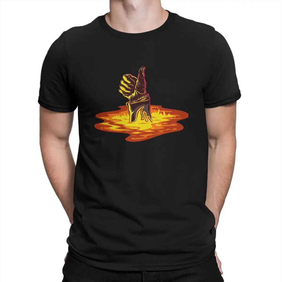 Hand On Fire T-Shirt for Men The Terminator Robot In The Future Time Awesome Pure Cotton Tee Shirt O Neck Short Sleeve T Shirt
Hand On Fire T-Shirt for Men The Terminator Robot In The Future Time Awesome Pure Cotton Tee Shirt O Neck Short Sleeve T Shirt