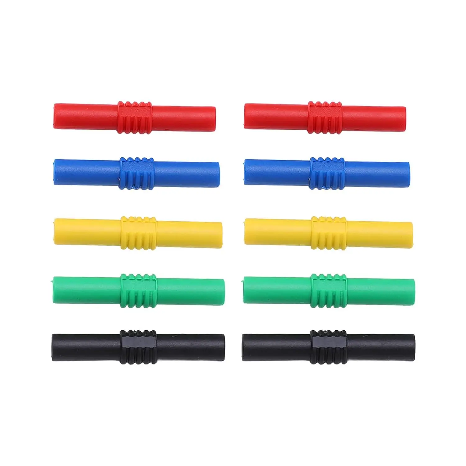 4mm Insulated Banana Coupler Female to Female Banana Socket Connectors Banana Plug Socket Adapter for Multimeter
4mm Insulated Banana Coupler Female to Female Banana Socket Connectors Banana Plug Socket Adapter for Multimeter