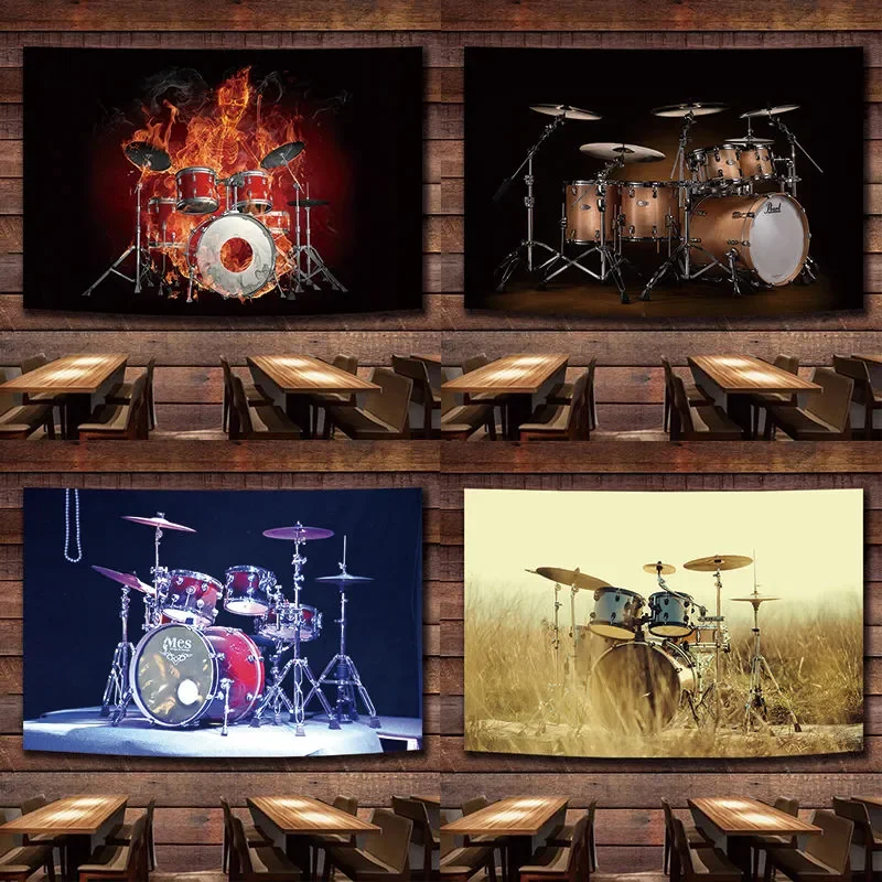 Drum Kit Rock Music Art Poster Wall Hanging Flag Canvas Painting Tapestry Wall Art Banner living room bedroom Home Decor Sticker
Drum Kit Rock Music Art Poster Wall Hanging Flag Canvas Painting Tapestry Wall Art Banner living room bedroom Home Decor Sticker