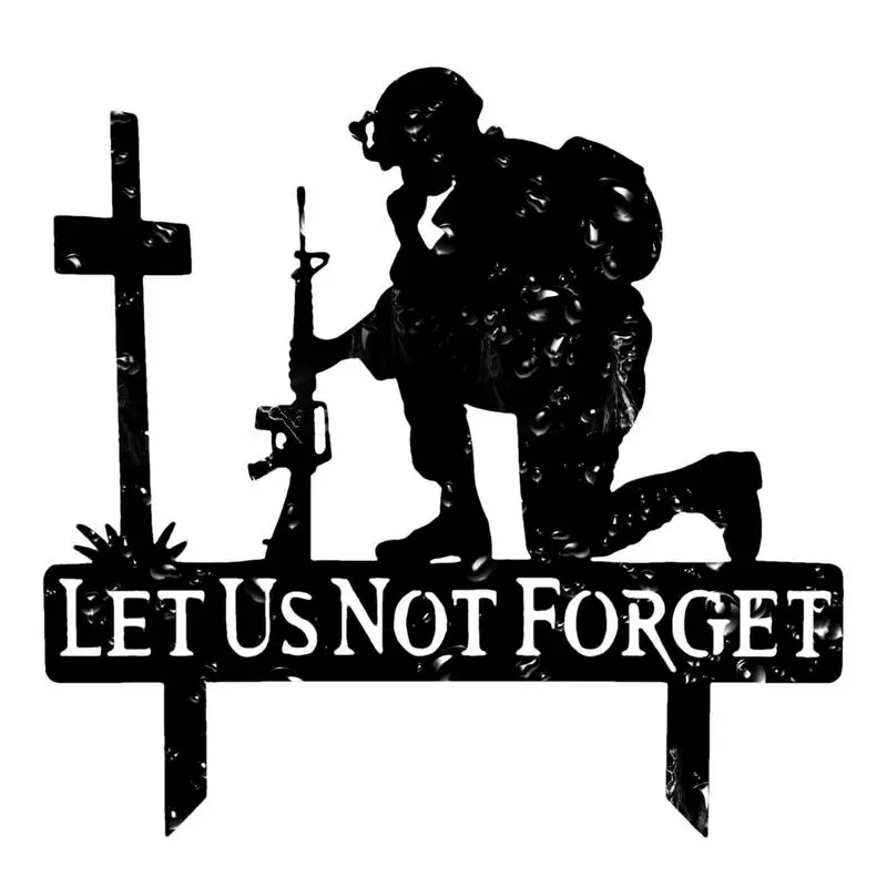 Garden Decoration Soldier Metal Silhouette Kneeling Soldier Garden Decor Easy To Install Wrought Iron Garden Decoration No
Garden Decoration Soldier Metal Silhouette Kneeling Soldier Garden Decor Easy To Install Wrought Iron Garden Decoration No