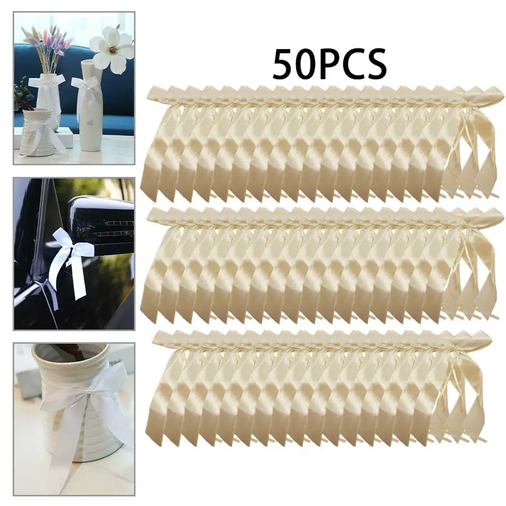 50PCS White Car Bows Decorative Bows Wedding Chair Bow Jewelry Wedding Decor Bridal Car Ribbon Car Door Handle Decor Supplies
50PCS White Car Bows Decorative Bows Wedding Chair Bow Jewelry Wedding Decor Bridal Car Ribbon Car Door Handle Decor Supplies