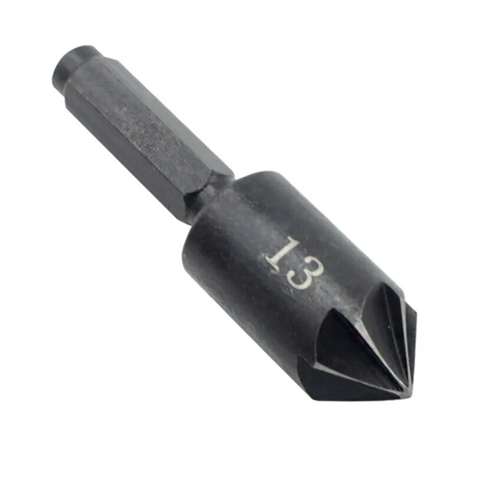 High Performance Wood Countersink Drill Bits 2pcs Set 7 Flute Design 1/4in Hex Shank Chamfer Cutter Sizes 10mm 13mm
High Performance Wood Countersink Drill Bits 2pcs Set 7 Flute Design 1/4in Hex Shank Chamfer Cutter Sizes 10mm 13mm