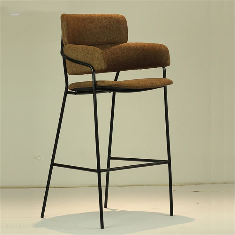 European Simple Bar Chairs Leisure Bar Furniture Fashion Fabric High Bar Stool Creative Backrest Hotel Front Desk High Bar Chair
European Simple Bar Chairs Leisure Bar Furniture Fashion Fabric High Bar Stool Creative Backrest Hotel Front Desk High Bar Chair