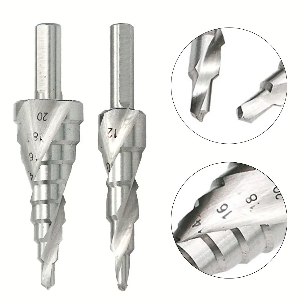 1pc 4-12/4-20mm Spiral Flute Step Drill Bit Triangular Shank Step Taper Drill Bit Silver Power Tools Parts Accessories
1pc 4-12/4-20mm Spiral Flute Step Drill Bit Triangular Shank Step Taper Drill Bit Silver Power Tools Parts Accessories