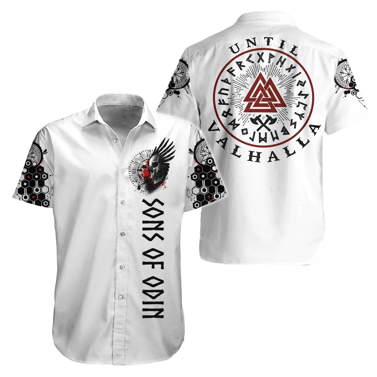 2023 New Viking Tattoo Warrior Valhalla God Odin Symbol Retro Hawaiian Shirts NewFashion 3DPrint Summer Beach Short Sleeves A011
2023 New Viking Tattoo Warrior Valhalla God Odin Symbol Retro Hawaiian Shirts NewFashion 3DPrint Summer Beach Short Sleeves A011