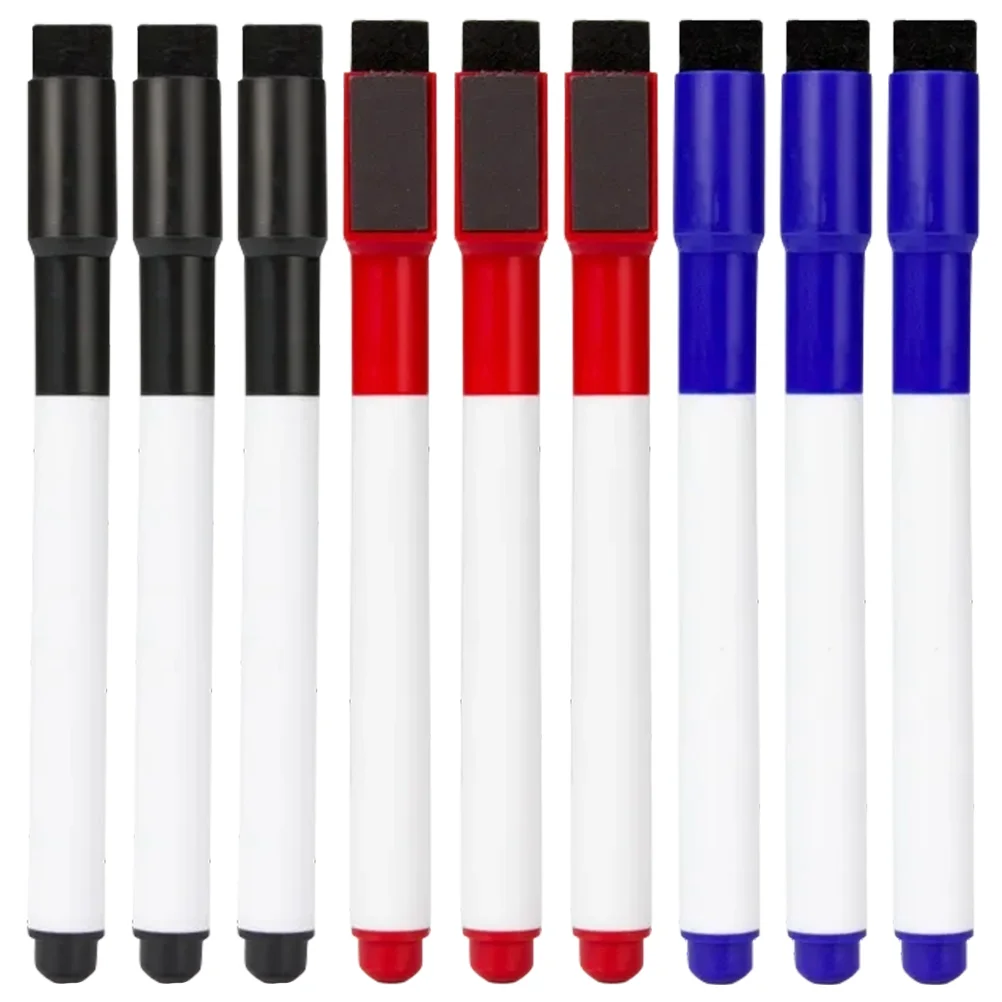 9 Pcs Dry Erase Pen Erasers for Kids Portable Markers Fine Tip Plastic Magnetic Child Erasable
9 Pcs Dry Erase Pen Erasers for Kids Portable Markers Fine Tip Plastic Magnetic Child Erasable