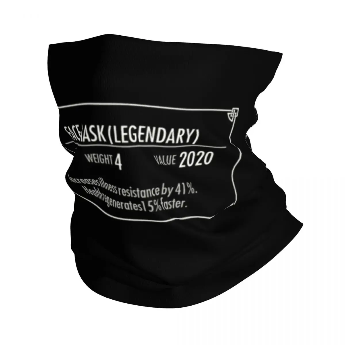 

Smu Legendary Face Mask Bandana Neck Gaiter Windproof Face Scarf Cover Men Women Skyrim Gamer Gift Headband Tube Balaclava