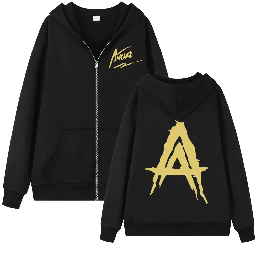 Anuel AA printed hooded zippered Sweatshirt coat Real Hasta La Muerte casual Sportswear clothing men's and women's trendy coat
Anuel AA printed hooded zippered Sweatshirt coat Real Hasta La Muerte casual Sportswear clothing men's and women's trendy coat